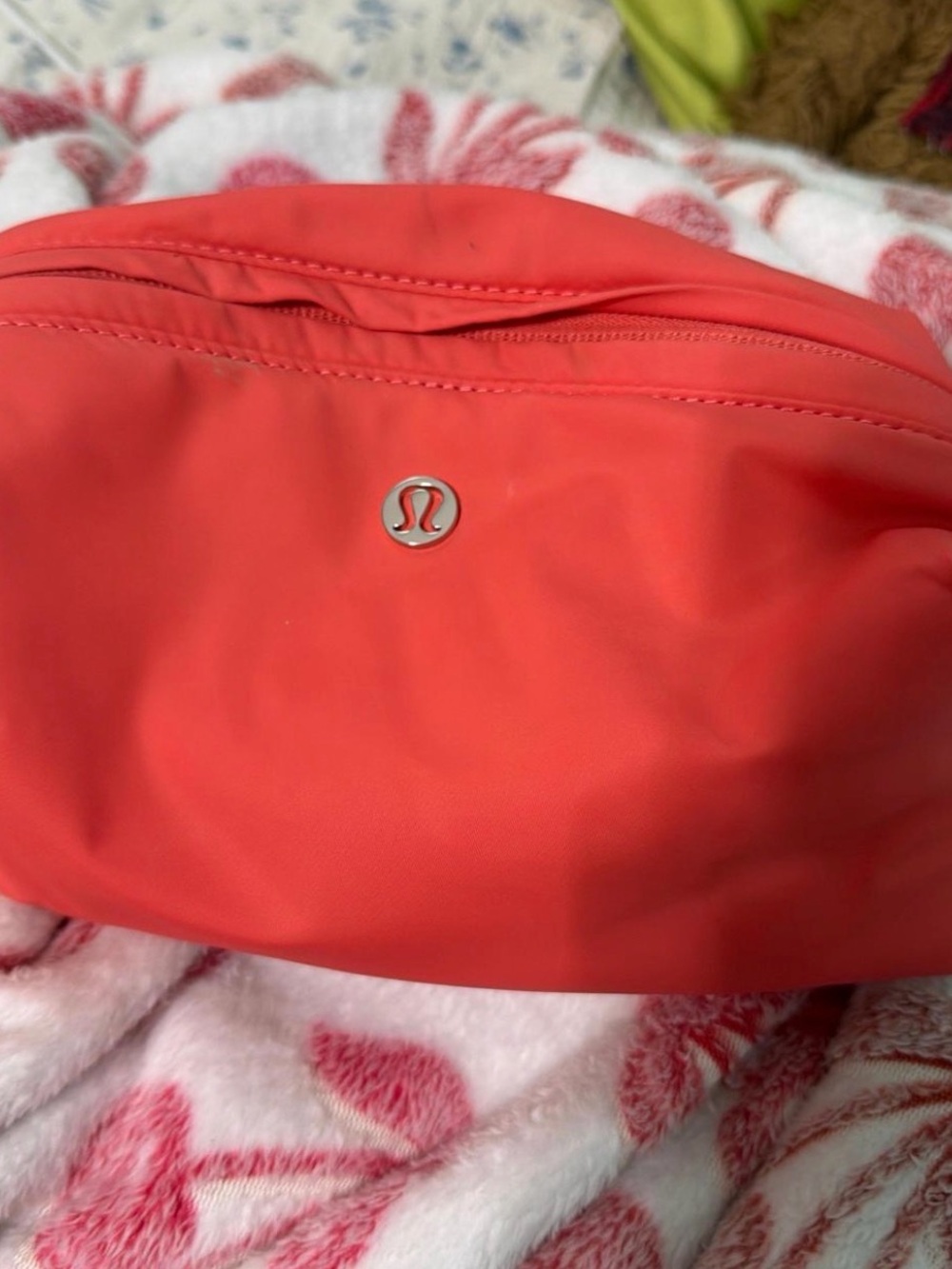 lululemon athletica Coral Pink Cosmetic Pouch